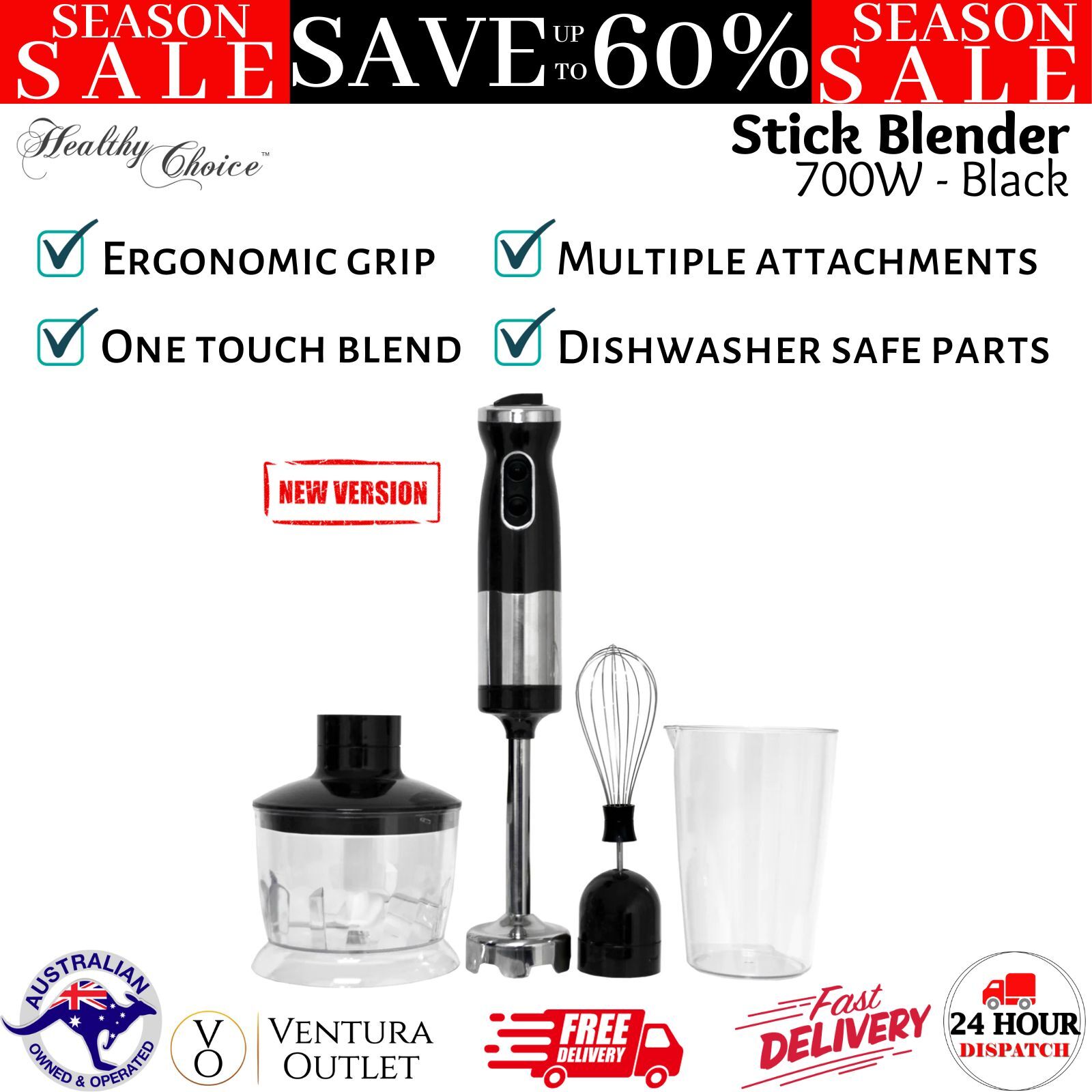 Healthy Choice HBC60 Handheld Mixer Set for sale online eBay