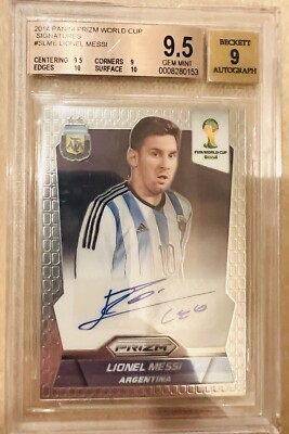 2014 Panini Prizm World Cup - Signatures Lionel Messi #S-LME