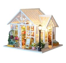 ROBOTIME Rolife Cathy's Flower House Gewächshaus 1:24 DIY Miniatur Puppenhaus