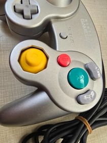 Nintendo Official GameCube Controller Platinum NGC DOL-003 US SELLER