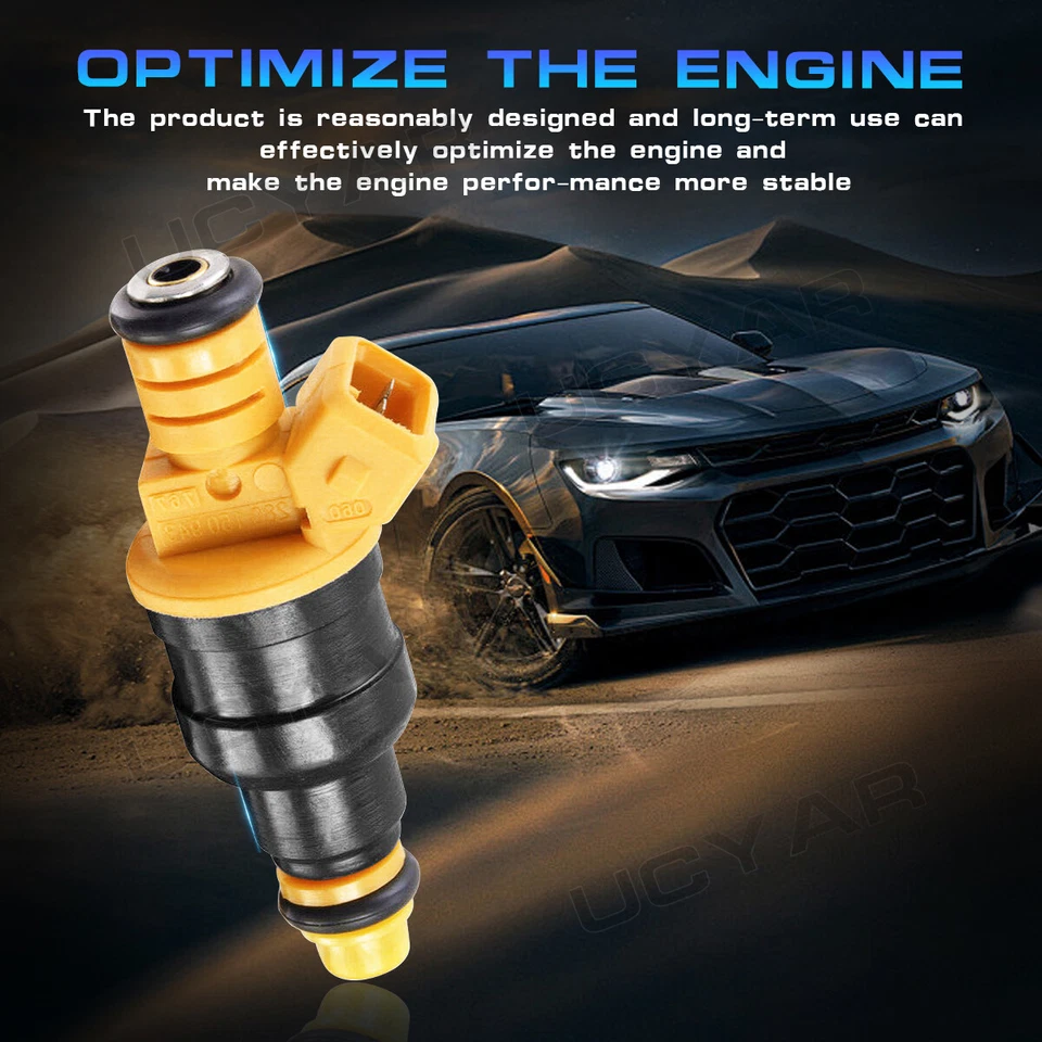 Upgrade Fuel Injector Set NEW X 8Pcs FOR Ford 7.0L F600, F700, F800 1991-1998 - Image 4 of 4