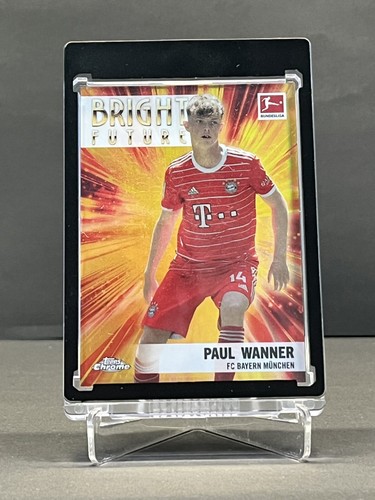 Carte Topps Chrome UCC 2022/23 - Paul Wanner (FC Bayern Munich) /199 - Near Mint