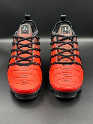 Size 9 - Nike Air VaporMax Plus Black Crimson Gradient | eBay
