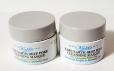 2 x Kiehl's Rare Earth Deep Pore Cleansing Masque Intensely Purifies Pores .5 oz