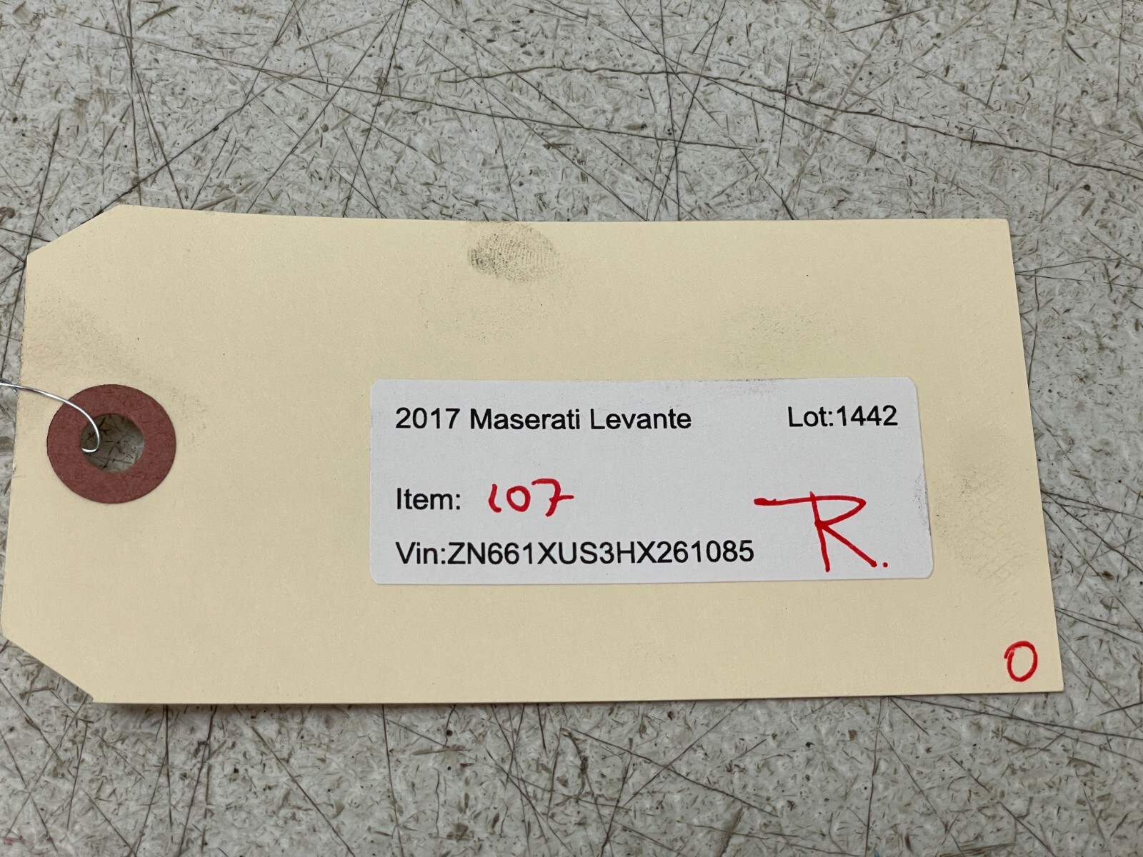 2017 2018 Maserati Levante Rear Subframe Crossmember Engine Cradle AWD 1442 OEM