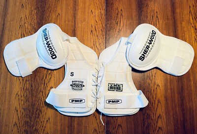 MINT SHER-WOOD 5030 TRADITION PMP HOCKEY SHOULDER PADS VINTAGE OLD SCHOOL SIZE S