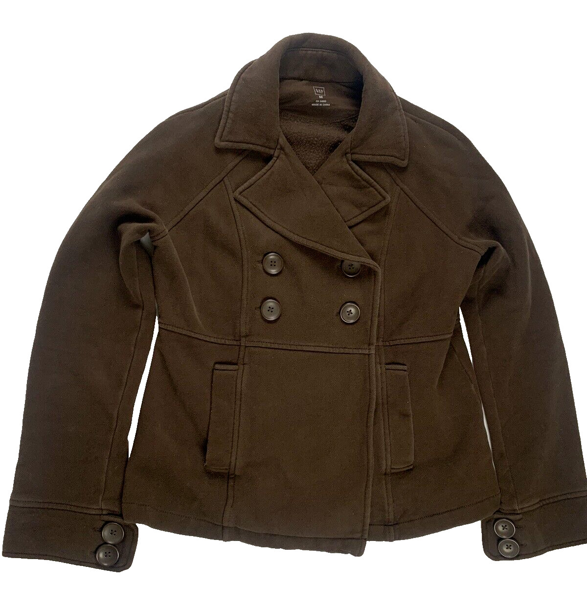 Gap Brown Jacket Womens M Medium Button - image 1