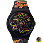 DRAGON IN WIND PAY Armbanduhr Analoguhr Black Dragon