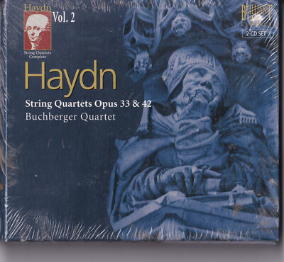 Haydn, Buchberger Quartet, String Quartets Opus 33 & 42 2xCD Brilliant, mint