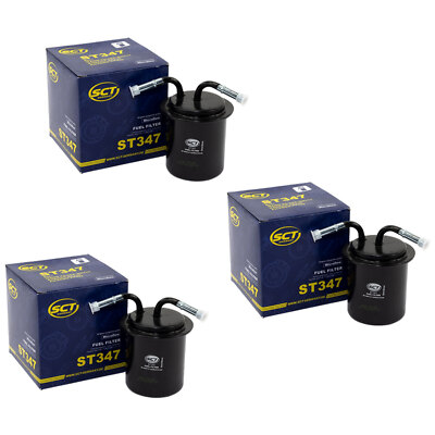 Kraftstofffilter 3 X SCT ST347 für Subaru Legacy Forester Impreza Station SVX
