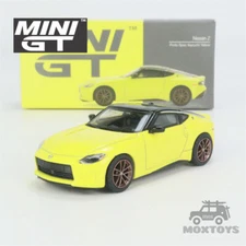 MINI GT 1:64 Z Proto Spec 2023 Ikazuchi Yellow LHD Diecast Model Car