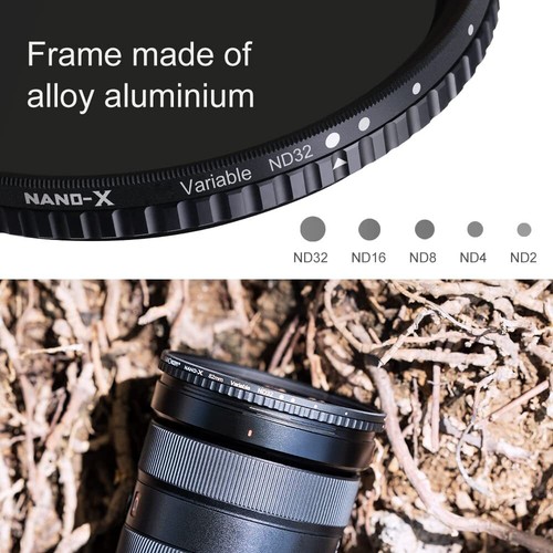 K&F Concept 52/55/58/62/67/72/77/82mm ND Camera Lens Filter ND2-ND32 NO X Spot - Picture 62 of 75