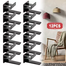 Baseball Cap Hat Rack Wall Door Hanger Holder Storage Organize 12 Hooks Adhesive