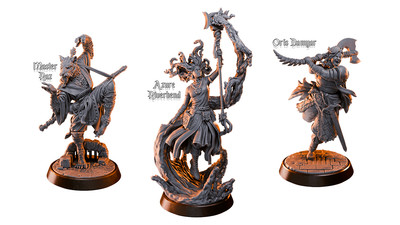 3D Druck - Resin - Fantasy - Miniaturen - 100