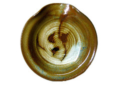Vintage Danny Ortiz Grovedale Australia pottery dish / bowl