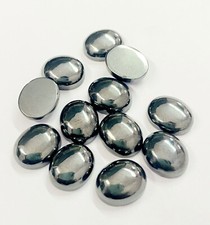 TOP Quality Natural Hematite Oval Cabochon Lo...