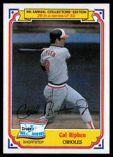1984 Topps Drake's Big Hitters #26 Cal Ripkin NM or Better