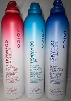 Joico MOISTURE Co+Wash Whipped Cleansing Conditioner for Dry Hair, 8.5 oz.