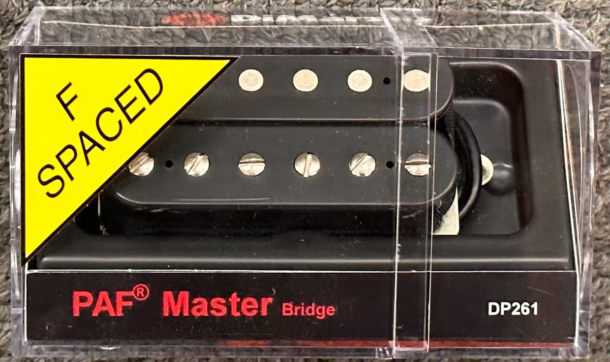 DiMarzio DP 261 PAF Master Bridge F-Spaced Black | eBay
