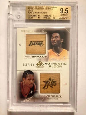 2000-01 SP Game Floor Edition - Kobe Bryant/Allen Iverson #C13 for