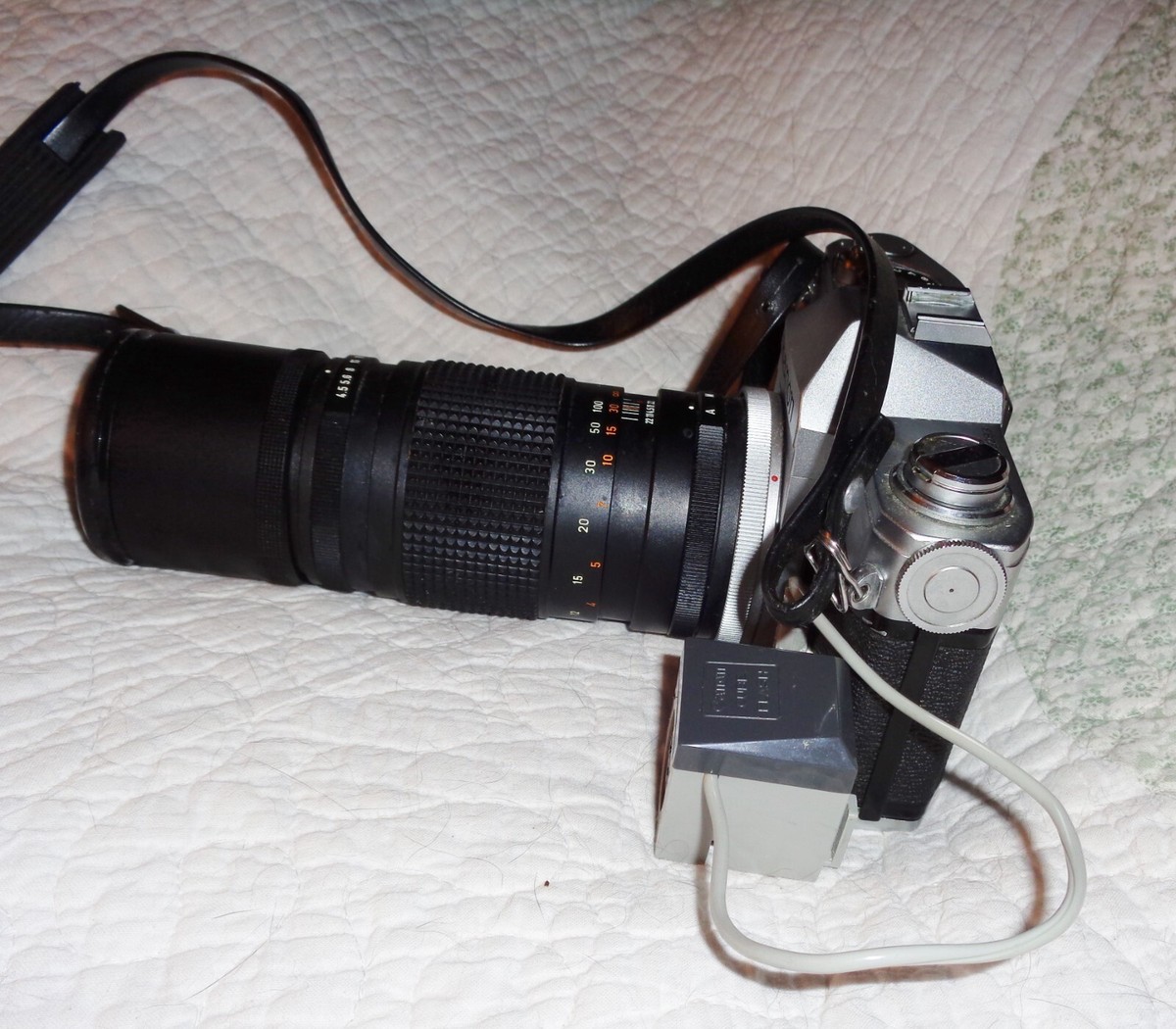 Vintage Canon Zoom Lens Black Camera With Strap Model # 503293 | eBay