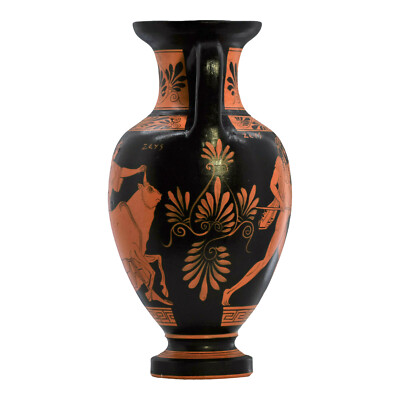 Rape of Europa Europe and Bull God Zeus Vase Ancient Greek Pottery