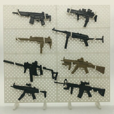 Mini * Barrett .50 Cal MP40 AK-47, M4, AR-15, MP5, UZI, VECTOR Toy Gun Build 1:6