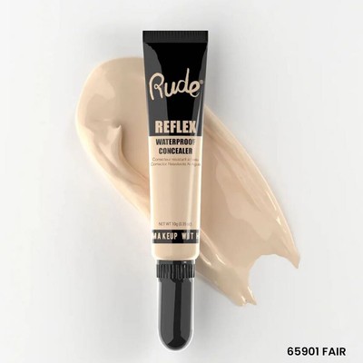 Rude Cosmetics Reflex Waterproof Concealer Correcting Full Coverage  Fair 65901