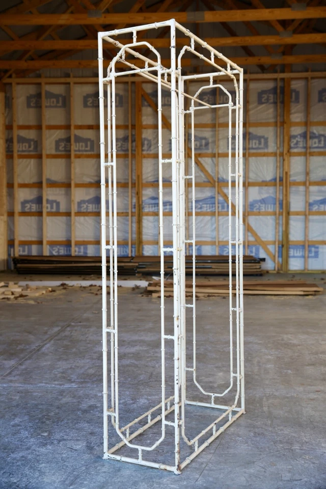 Antiguo Perchero Salón Árbol Ropa Industrial Vintage Hierro Forjado Estante Armario Foto 4 de 4