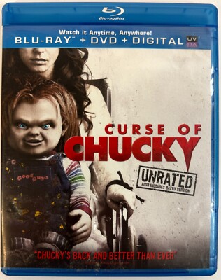 Curse of Chucky Blu-ray 2013 Unrated Classic Doll Monster Horror Thriller
