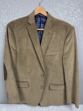 Ralph Lauren Blazer 44R Corduroy Men Brown Elbow Patches Sport Coat Suit Jacket