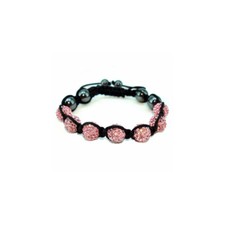 DESTOCKAGE LOT DE 2 Shamballa Rose 7 Perles 85 strass Bio Mineral Energy