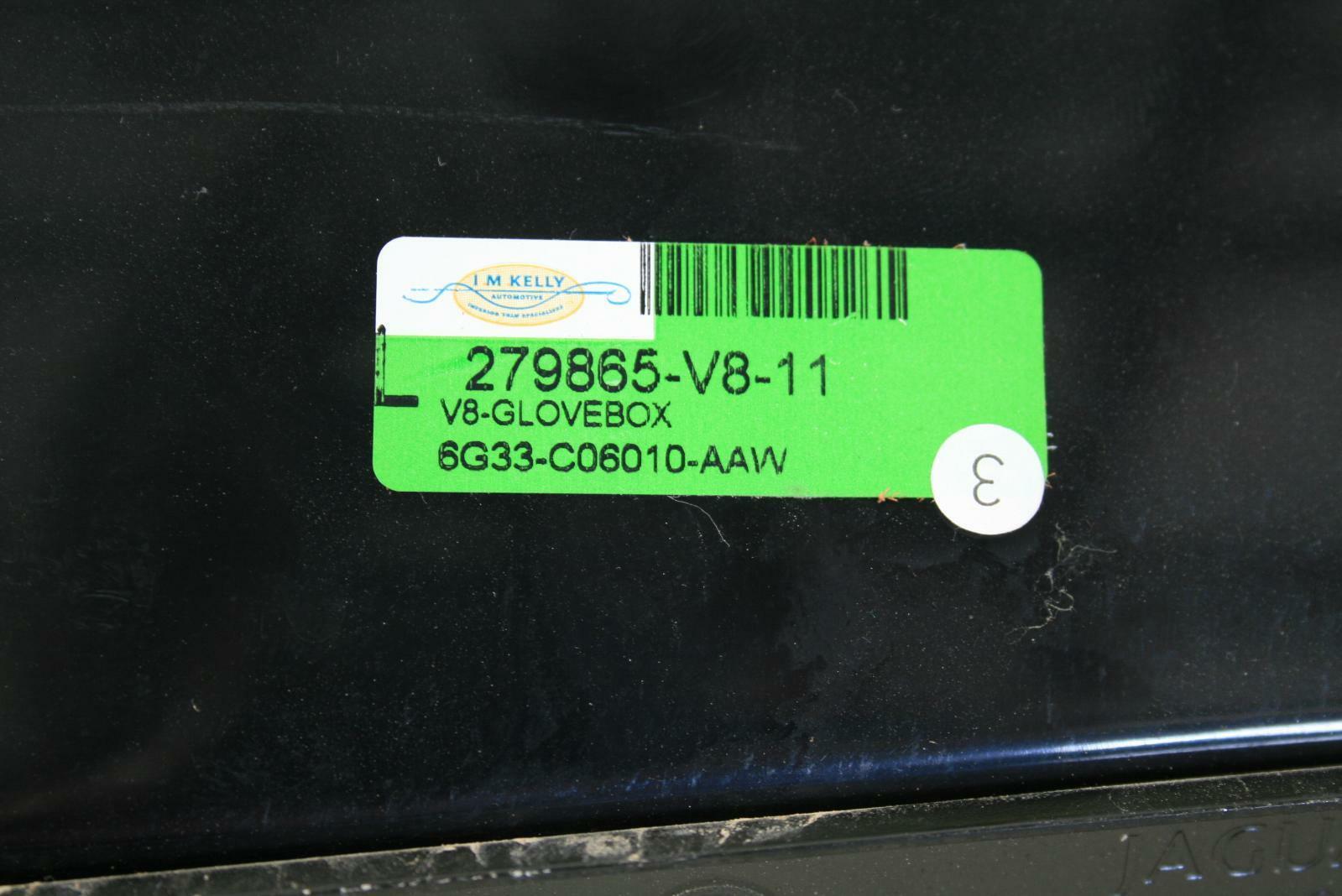 09 Aston Martin Vantage V8 Glove Box Door 6G33-C06010-AAW Brown
