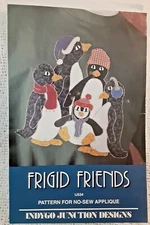 INDYGO JUNCTION DESIGNS Frigid Friends Penquin Sewing Craft Pattern Project (H)