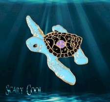 New Sea Turtle Swimming Cute Brooch Retro Pin