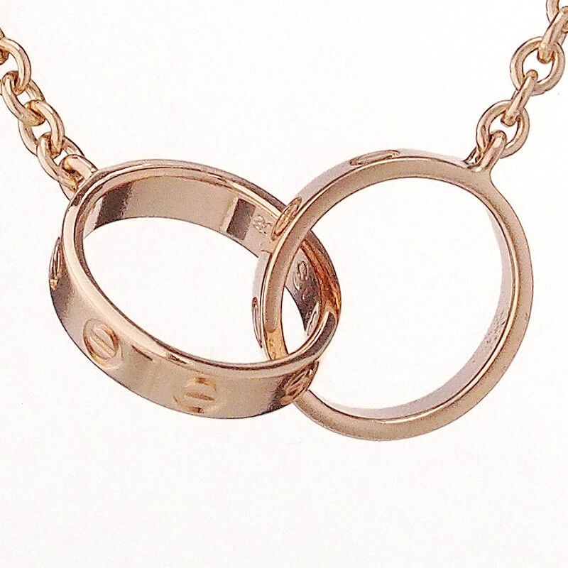(C042911)Cartier ラブフープネックレス1P Au750 K18 C042911)Cartier ラブフープネックレス1P Au750 K18 - メルカリ