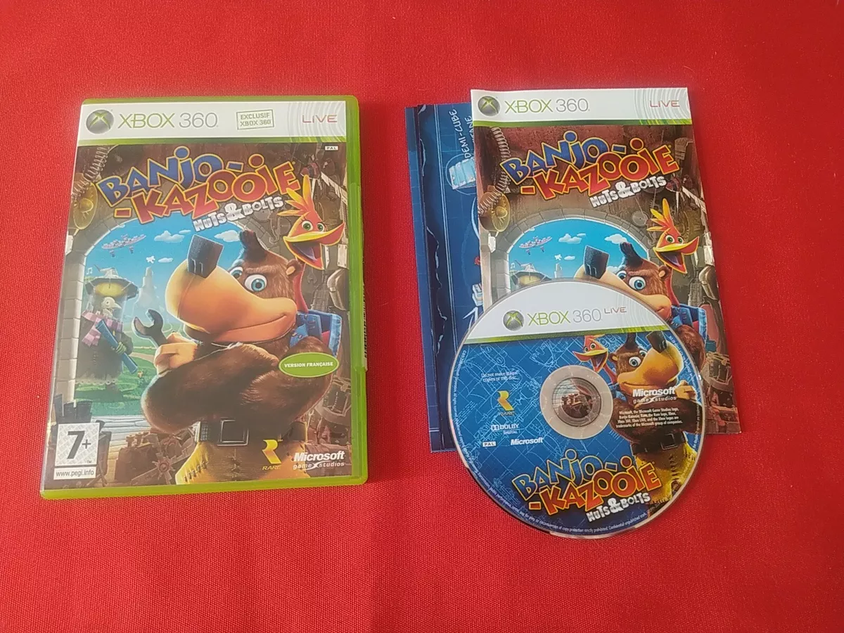 Banjo-Kazooie Nuts & Bolts + Card Xbox 360 Microsoft Complete