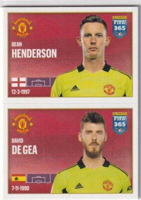 Panini FIFA 365 2022 Sticker Nr. 79 Dean Henderson / David de Gea