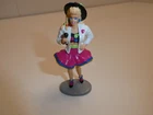 VTG 1990 Barbie Pop Star Microphone PVC Figure Applause Mattel Cake Topper Mini