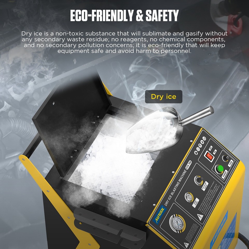 Car Engine Blaster Fast Cleaner Industrial Dry Ice Blasting Clean ...