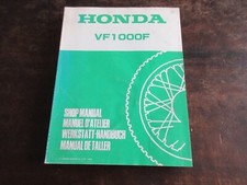 Honda VF1000F 1984 OEM Factory Shop Manual Workshop Manual Manuel D'Atelier