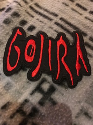 GOJIRA  Embroidered Patch IRON or SEW on 4.5  x 2  NEW