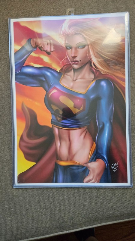 supergirl wall art decor