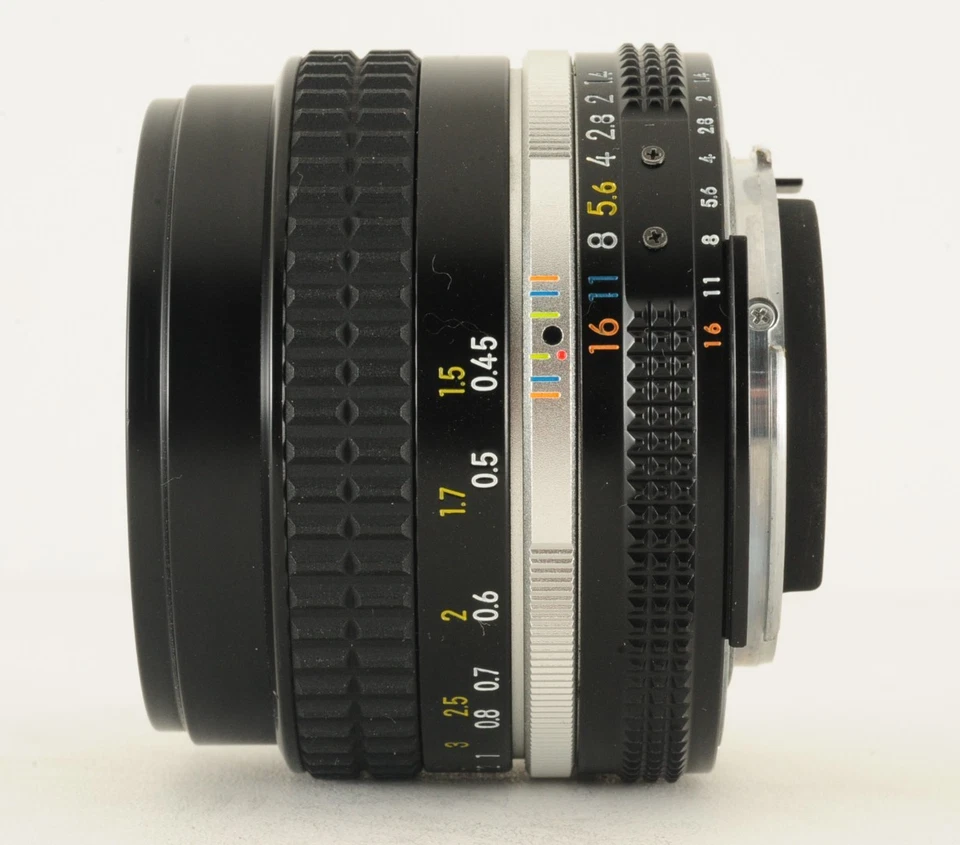 [Estado perfeito] Lente Nikon Ai-s ais Nikkor 50mm f/1.4 foco manual do Japão #0068 - Imagem 3 de 4