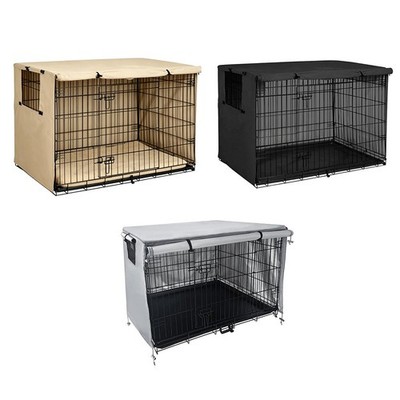 Zwingerbezug für Hunde 94x61x63,5cm - 210D Wetterfest Atmungsaktiv Design