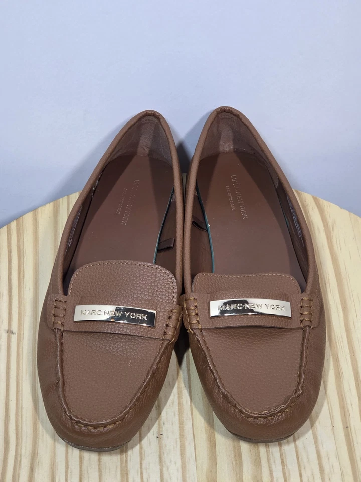 Marc New York Andrew Marc Brown Loafers 9.5 - Image 3 of 4