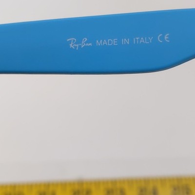 Ray Ban Original Wayfarer Change Sunglasses Blue Frame Gray Lens