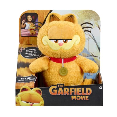 Garfield Dancing Plush Toy 10 Inch Musical Press Belly Sings Good Life