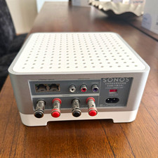 Sonos CONNECT:AMP 2-Channel 200W Class D Streamer Integrated Amp Grey/White