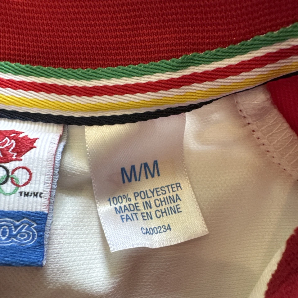 HBC Team Canada Hockey Jersey Womens M 2006 Torino Turin Winter Olympics Vtg Y2k - Image 4 of 4